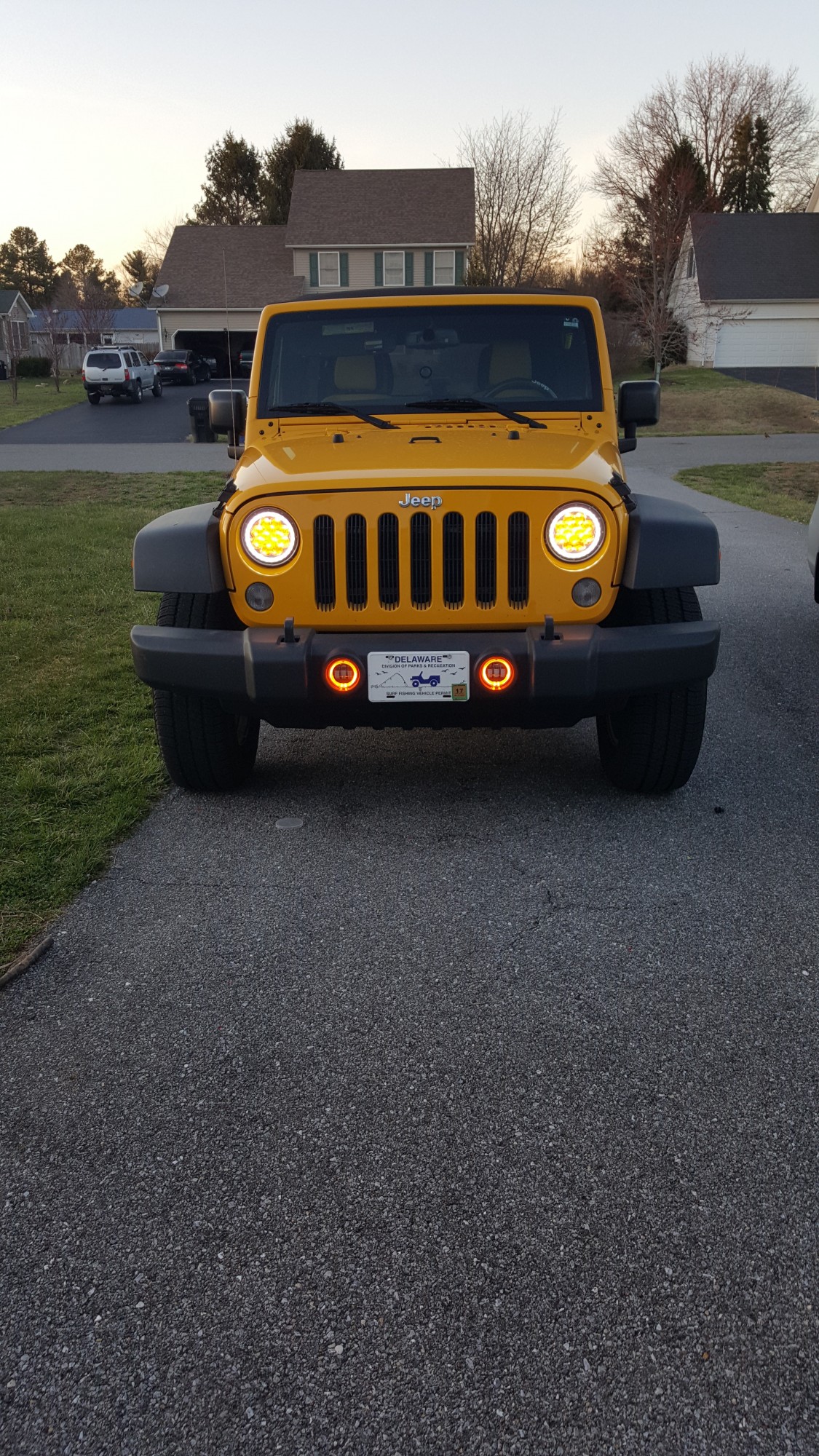 New LED Head and Fog Lights with Amber Daytime Running Lights